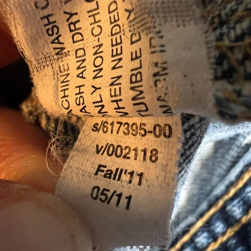 Gap Kids Denim Jean Jacket Pink Stitching Girls Size Medium